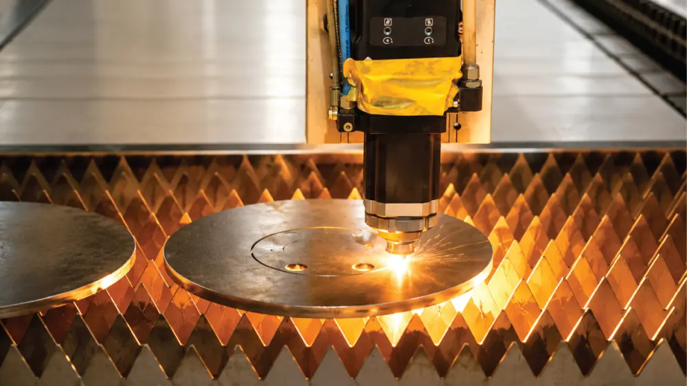 Precision laser cutting at the DPS production facility