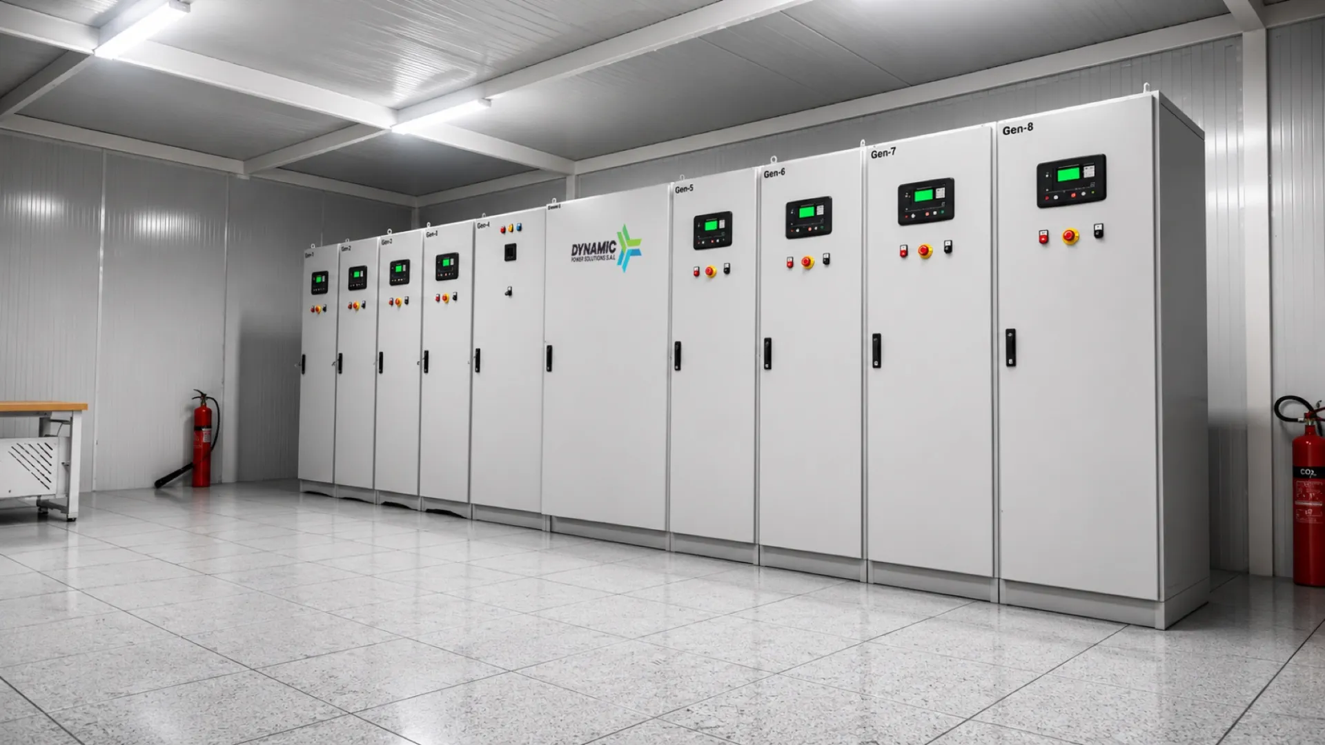 DPS generator synchronization panels