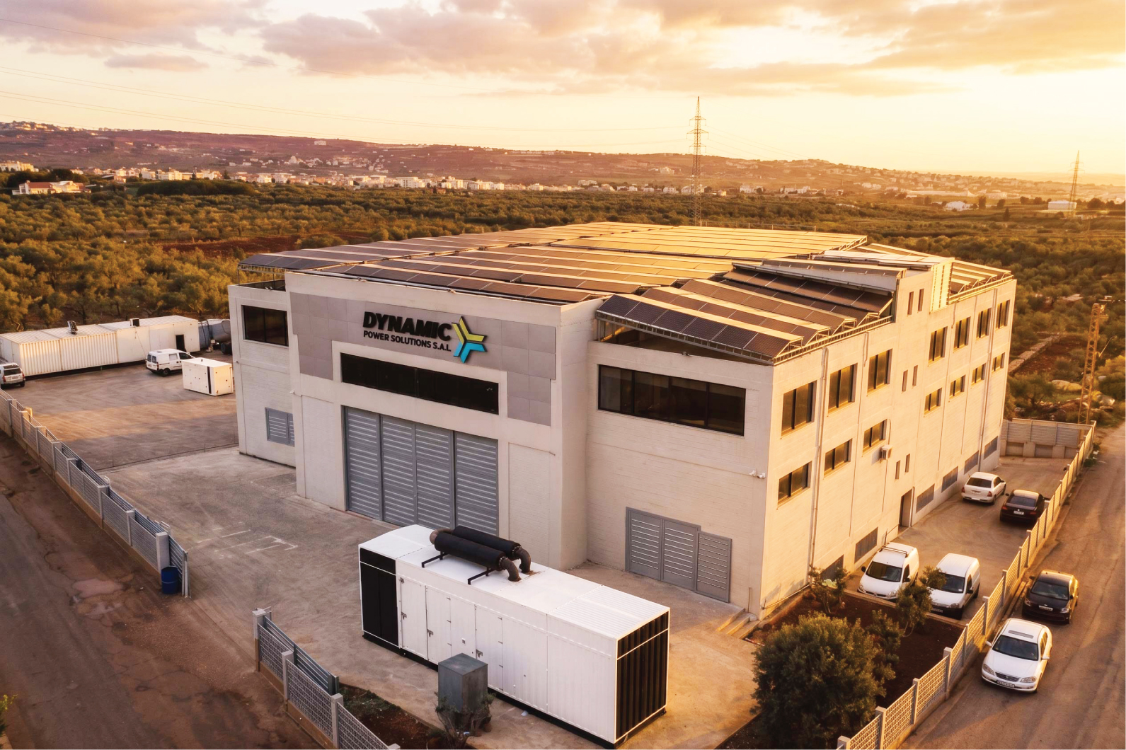 Industrial solar plant